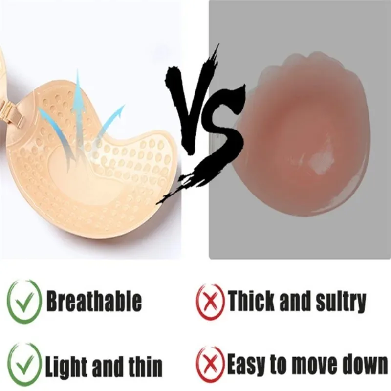 1/2pc invisível push up sutiã  - Push Up Bra Silicone avaliação e preço
