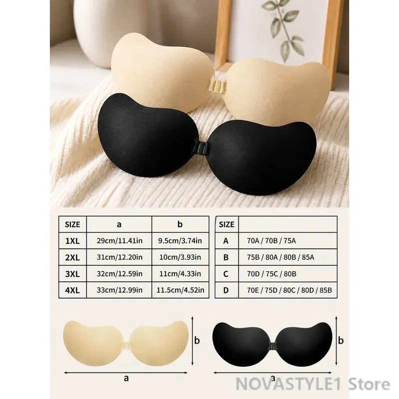 2 Pares de Sutiãs Invisíveis R - Strapless Bra Adhesive avaliação e preço